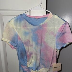 Superdown with Tags Tie-Dye T-Shirt